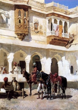 狩猟に出発 ペルシャ人 エジプト人 インド人 エドウィン・ロード・ウィークス Oil Paintings